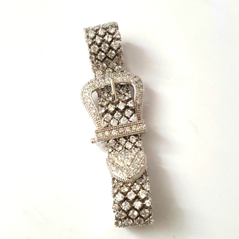 Watch Video / ‘Celeste Bracelet’ Sterling Silver 925 Bling Bracelet